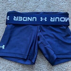 Under Armour Women's Dark Blue Athletic Shorts